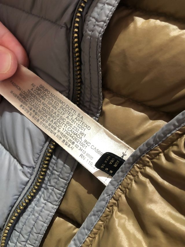 Chaqueta, Plumifero Massimo dutti