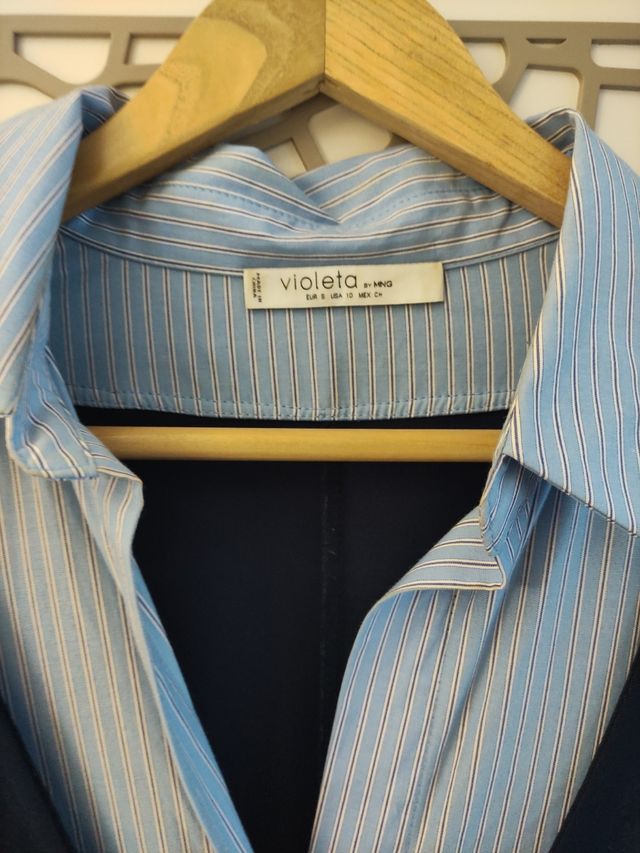 Vestido Punto Azul Marino