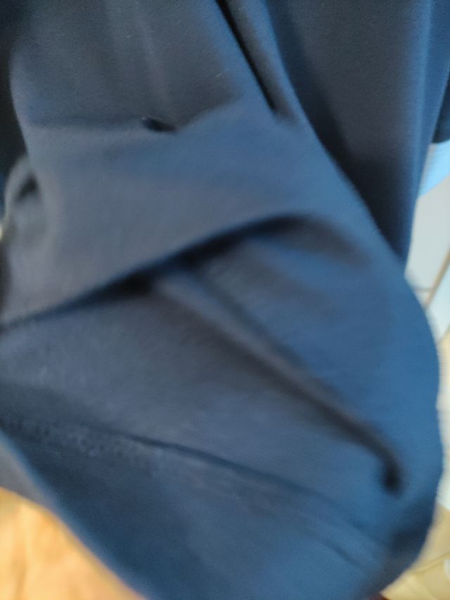 Vestido Punto Azul Marino