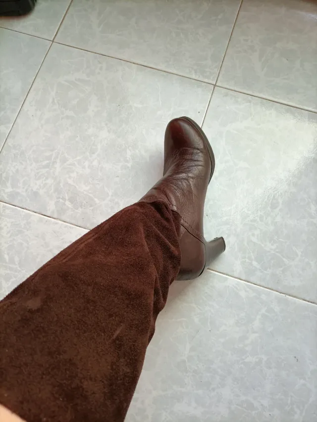 Botas de piel T.38