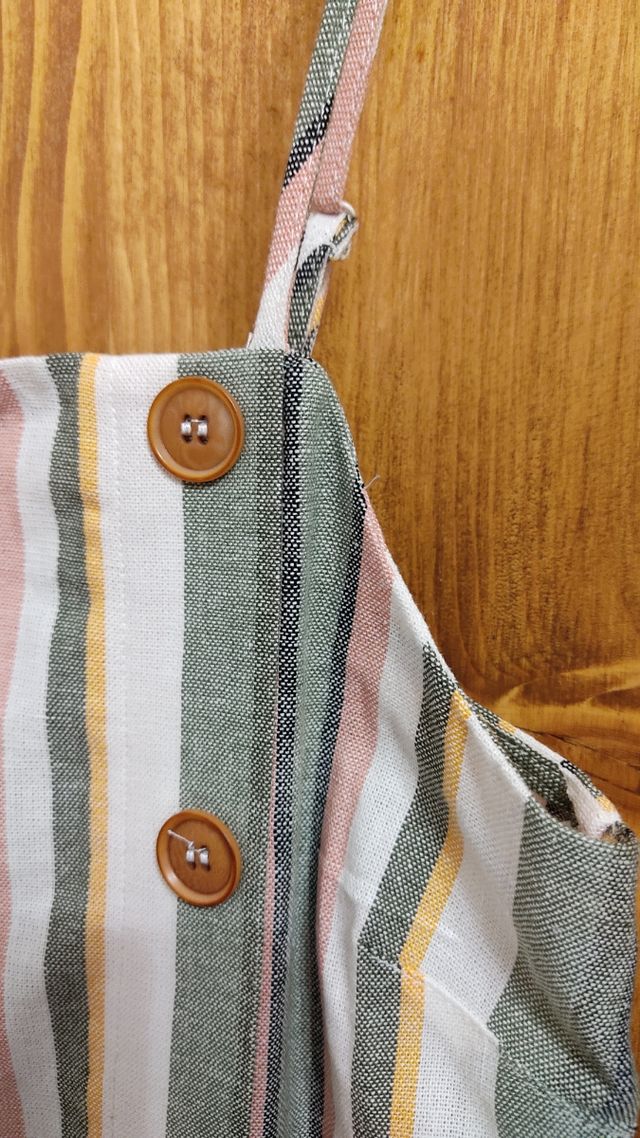 Top corto de rayas XS sin estrenar