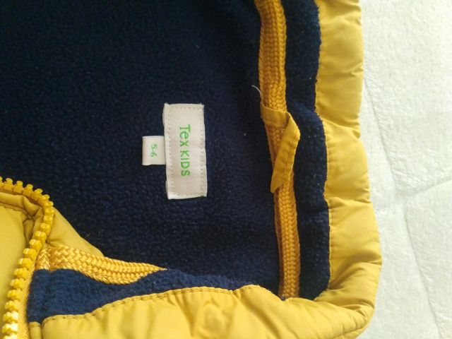 chaleco  acolchado talla 5 - 6 años