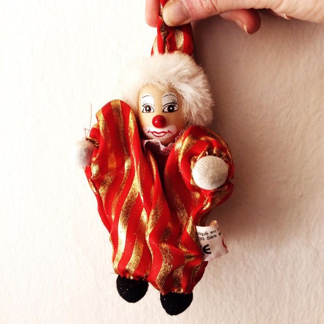 Pagliaccio di porcellana vintage