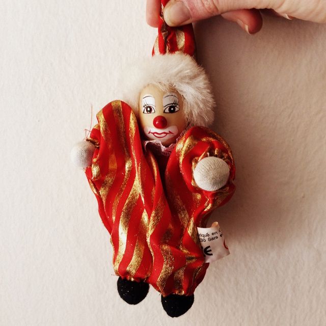 Pagliaccio di porcellana vintage