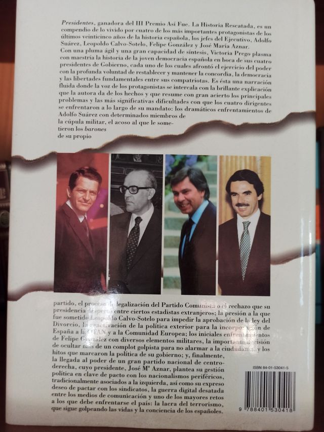 Presidentes. Victoria Prego