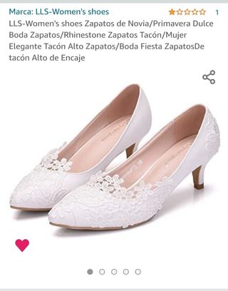 ZAPATOS DE NOVIA SIN ESTRENAR de segunda mano por 10 EUR en Ocaña en  WALLAPOP