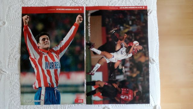 12 Póster Liga 97 98 Revista Mas As Real Madrid 