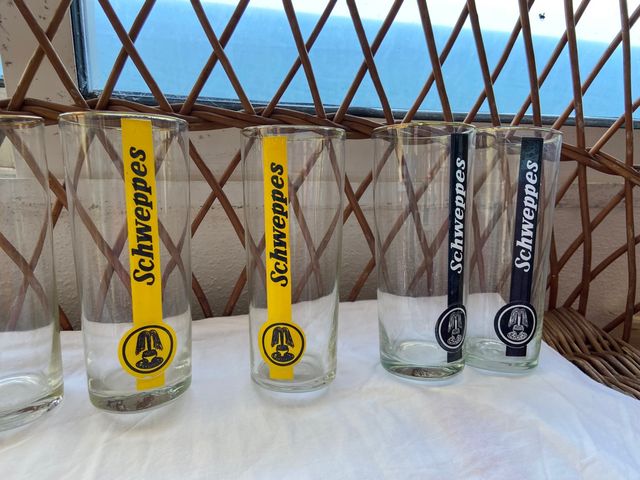 Vasos vintage Schweppes 