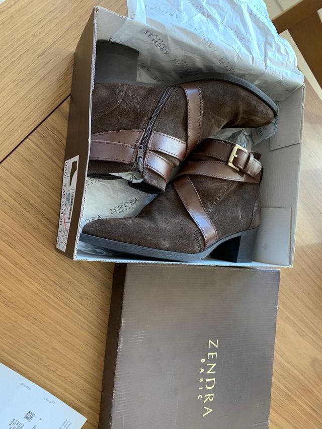 botas zendra nuevas n° 39