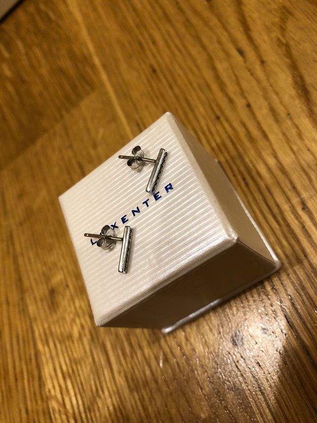 Pendientes Luxenter plata y circonitas