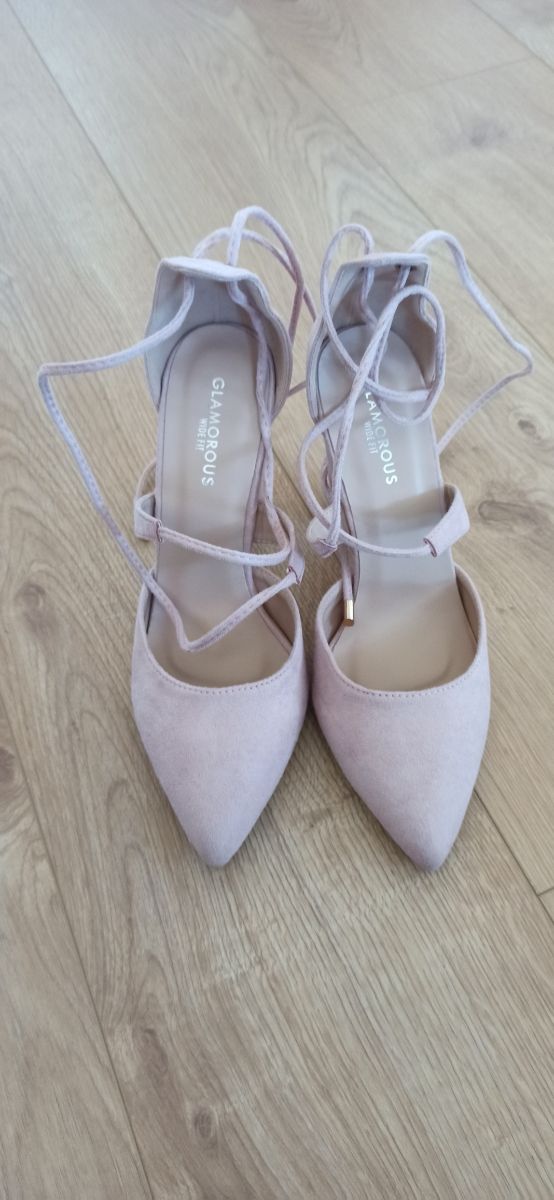 zapatos de tacon rosa