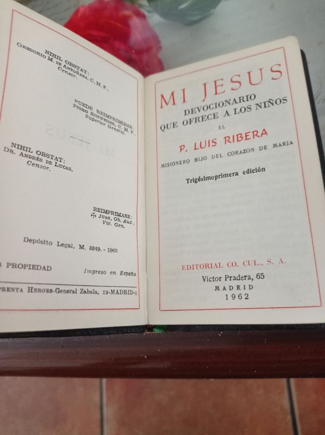 Libro Mi Jesús devocionario