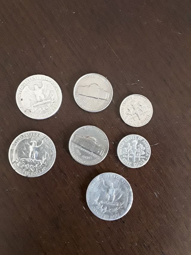 MONEDAS AMERICANAS DE PLATA