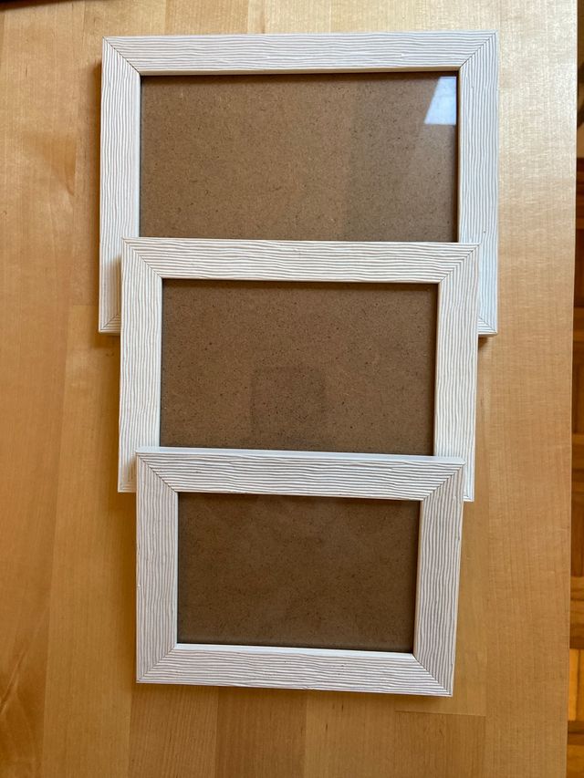 Conjunto de 3 marcos de fotos