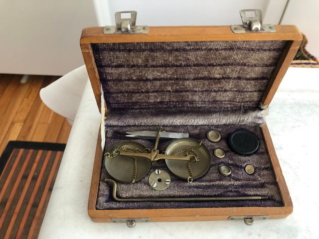 Balanza romana miniatura