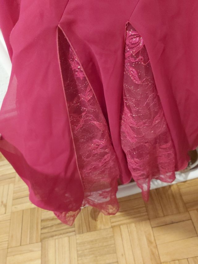 Vestido fiesta fucsia