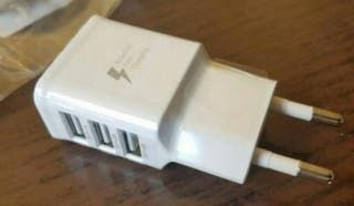 Cargador USB SAMSUNG Carga Rápida TRIPLE FUENGIROL