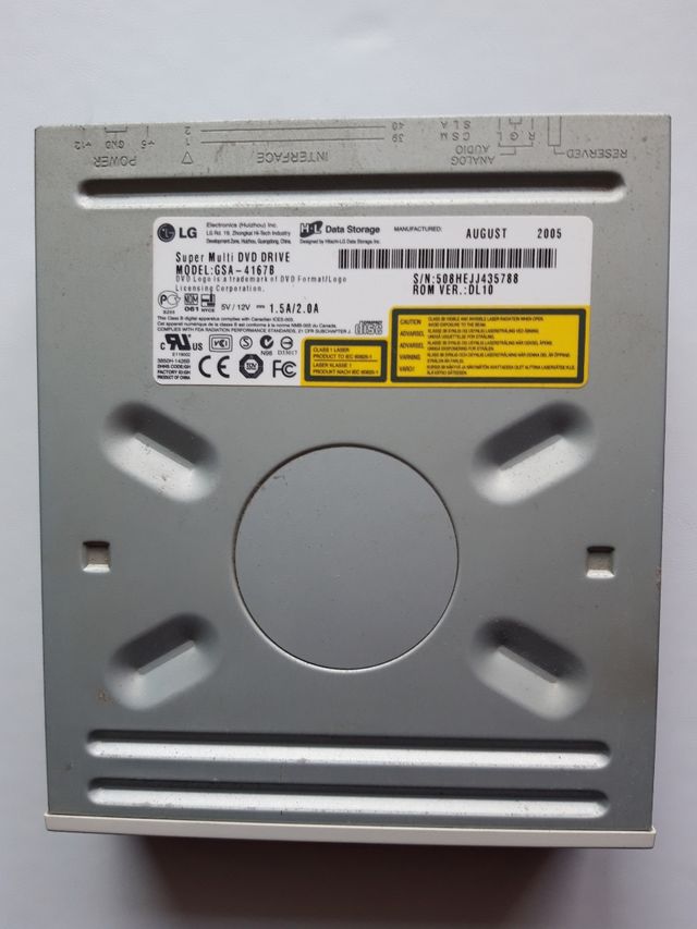 Lector / grabador DVD interno PC