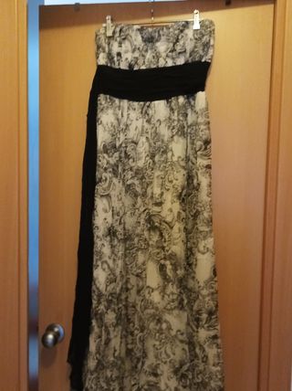 Vestido negro largo El Corte Inglés. Talla 46. Da muy poca talla como una 42  - Vinted