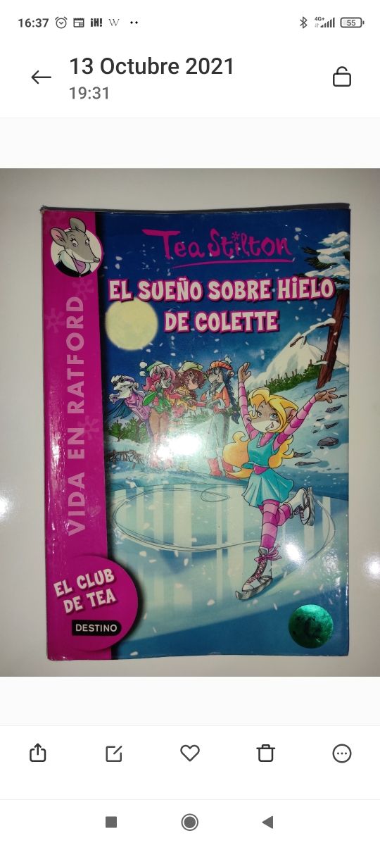 El sueño sobre hielo de Colette