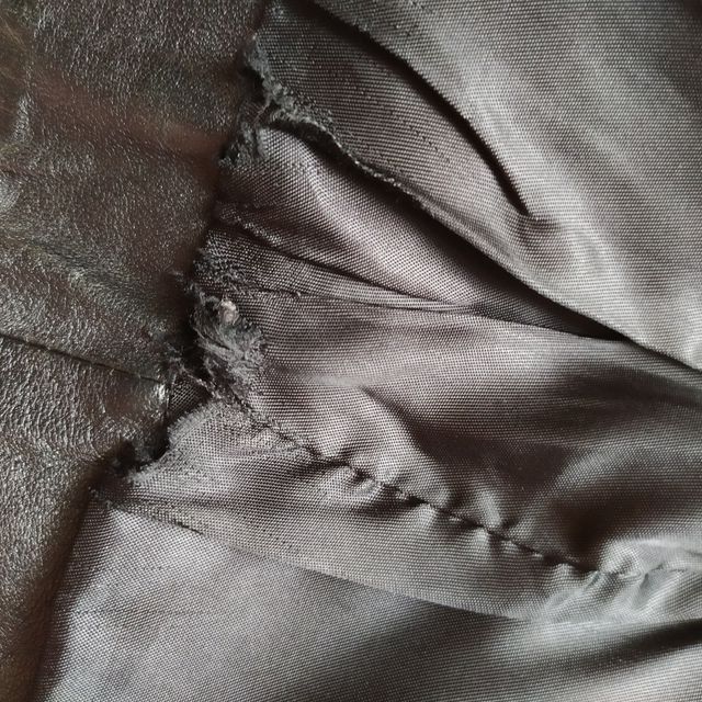 Giubbotto biker in pelle nappa taglia XXS-XS made