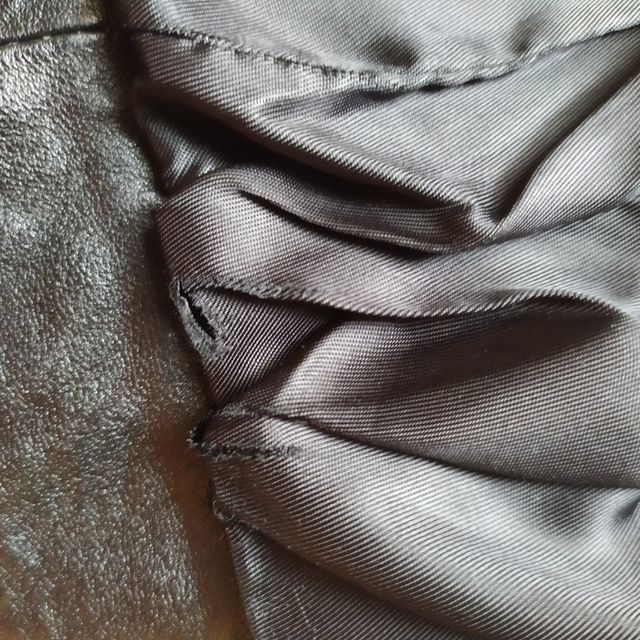 Giubbotto biker in pelle nappa taglia XXS-XS made