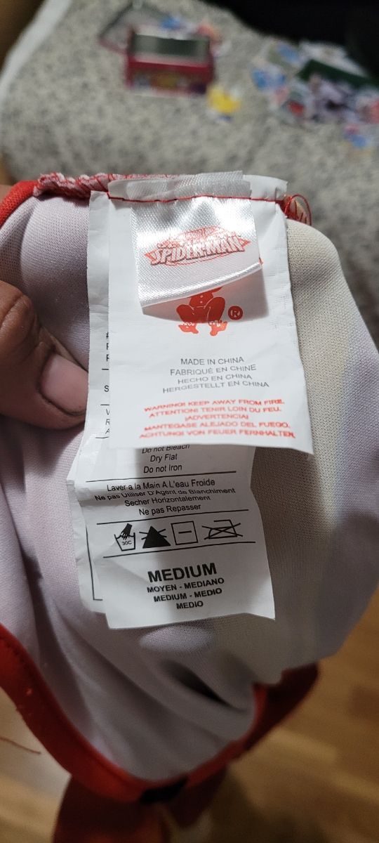 disfraz spider Man de lo comics