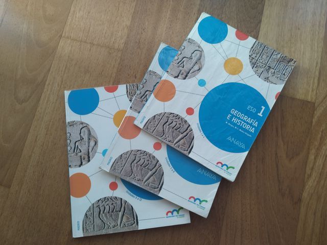 LIBRO DE TEXTO GEOGRAFÍA E HISTORIA 1ºESO, ANAYA