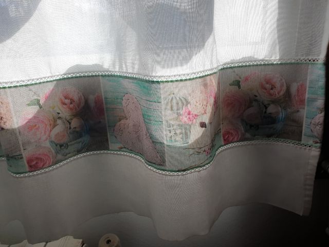 cortina con velcro para el filo de la ventana