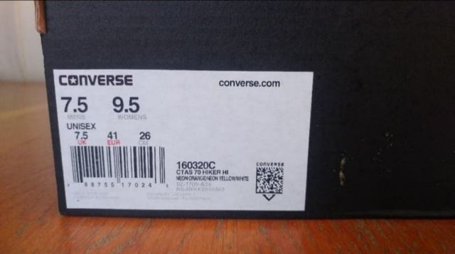 Converse utlity hiker Edición Limitada T. 41