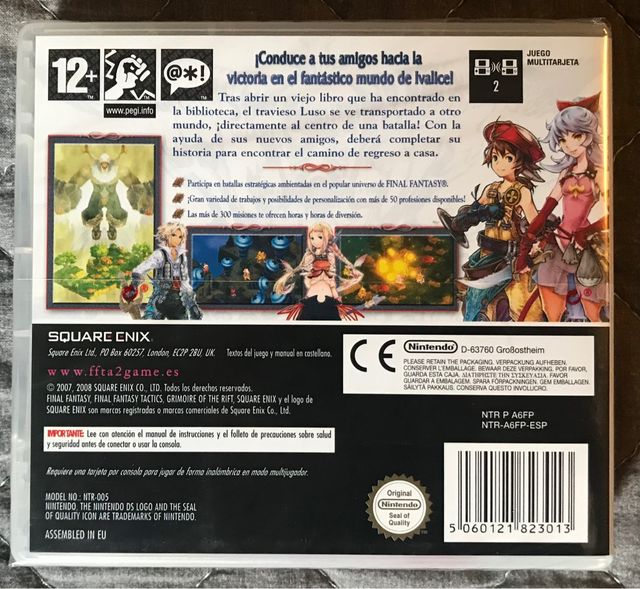 [NDS] FINAL FANTASY TACTICS A2 PRECINTADO