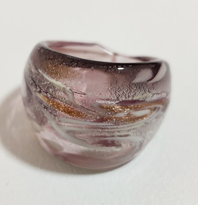 Anillo cristal de Murano, Nuevo!