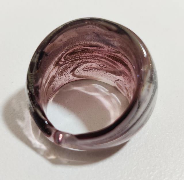 Anillo cristal de Murano, Nuevo!