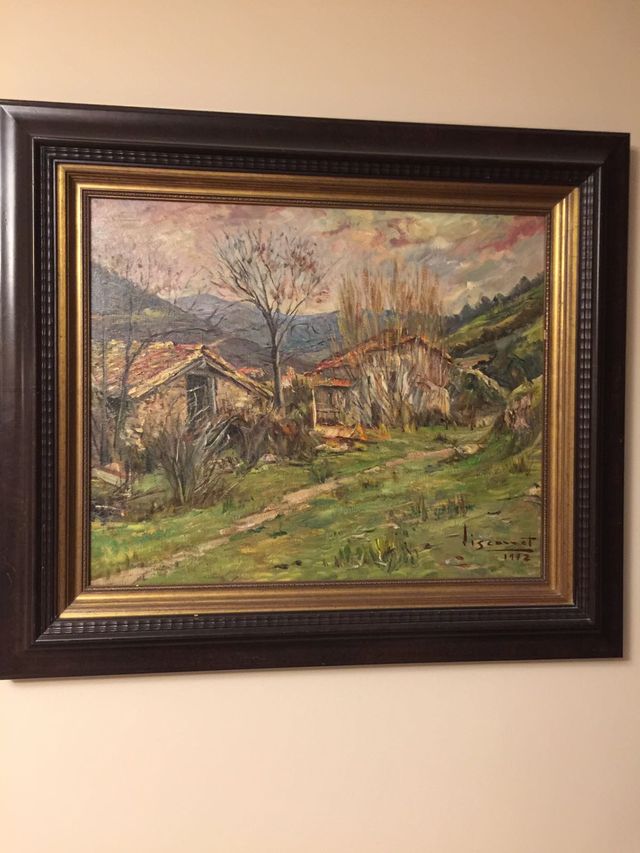 Cuadro oleo sobre lienzo de VISCARRET