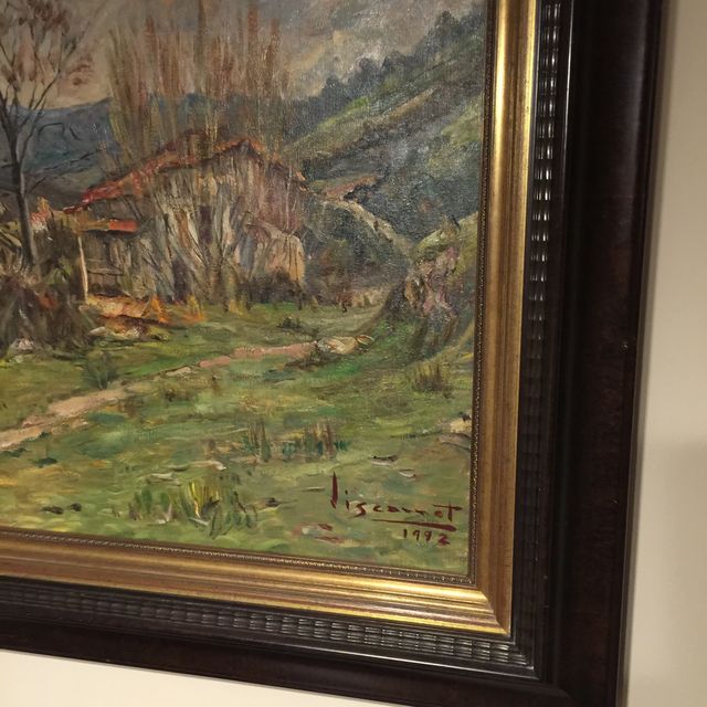 Cuadro oleo sobre lienzo de VISCARRET