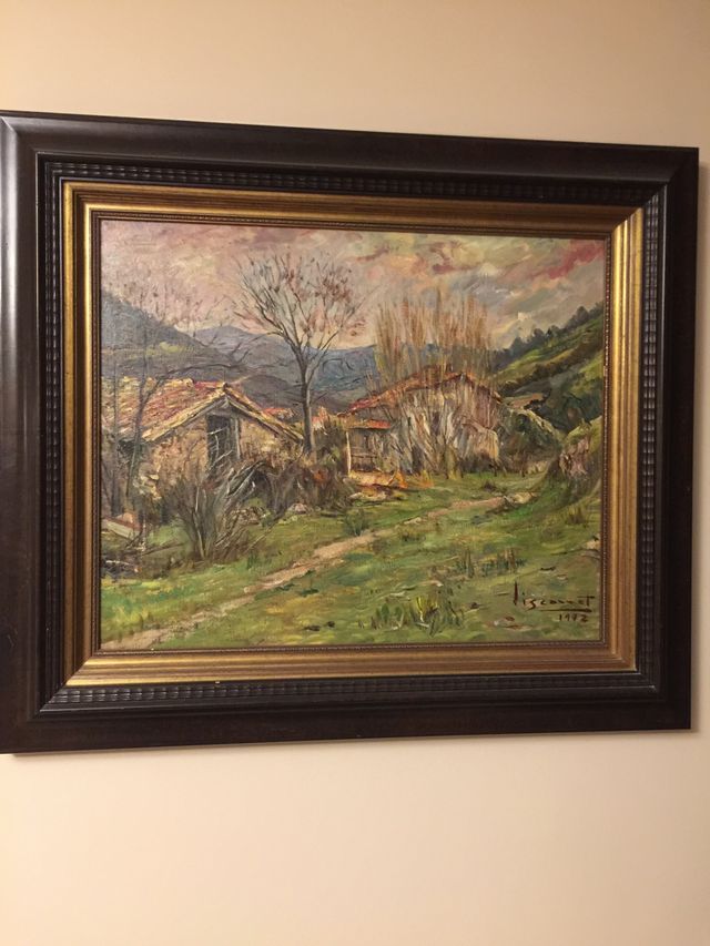 Cuadro oleo sobre lienzo de VISCARRET