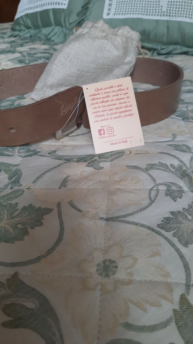 Cintura in vera pelle