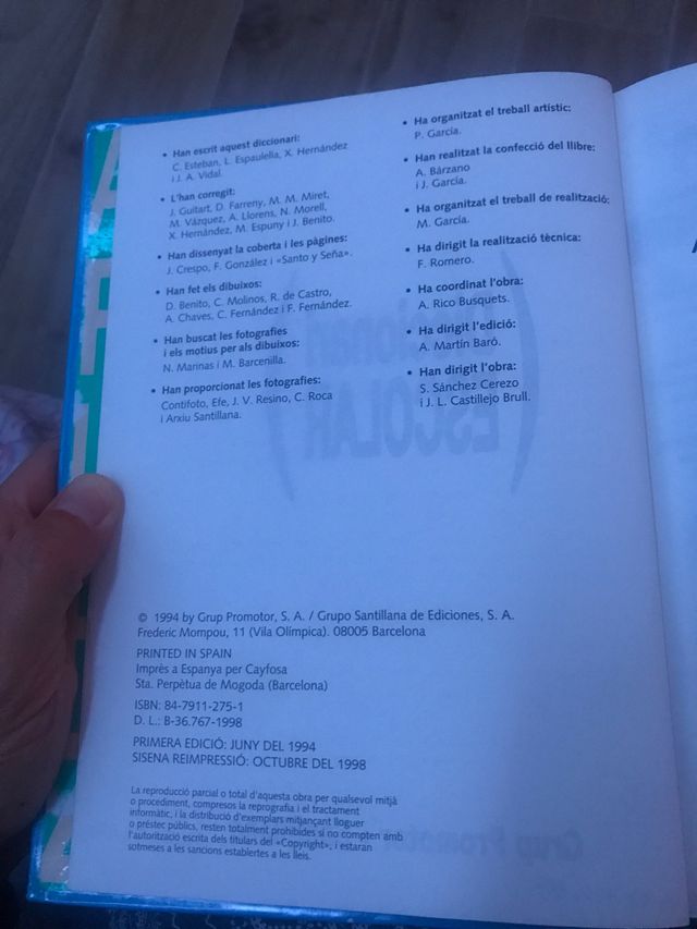 Diccionario escolar ilustrado 