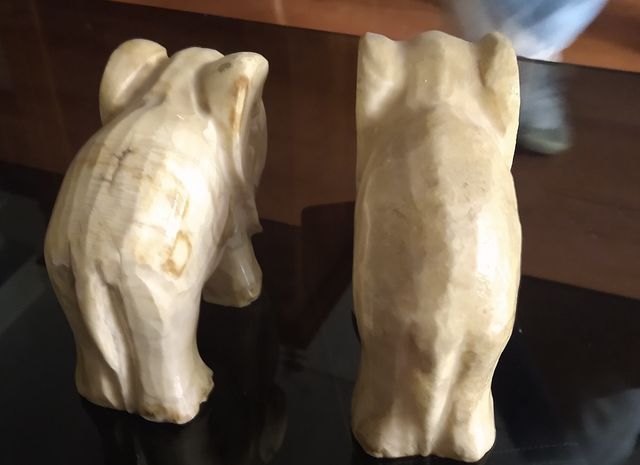 ELEFANTES DE MÁRMOL VINTAGE