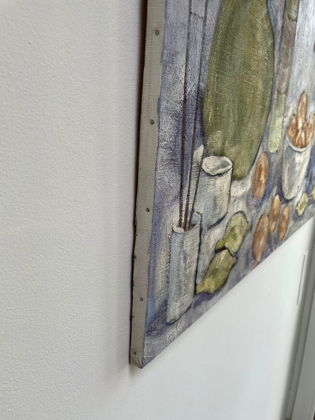 Bodegón al óleo de Víctor Puyuelo