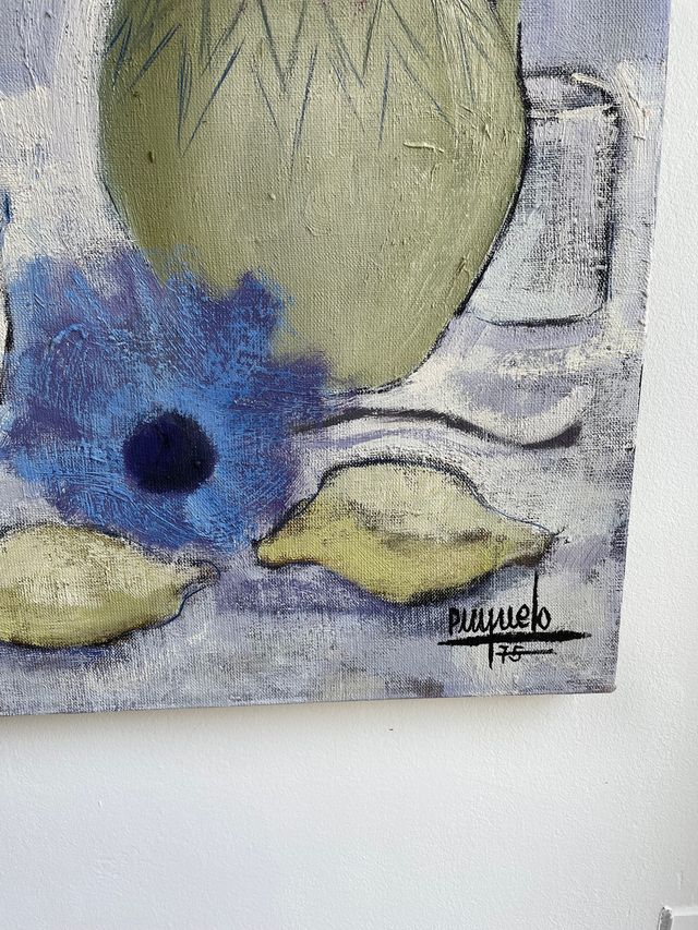 Bodegón al óleo de Víctor Puyuelo