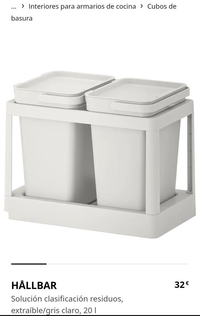 Estructura para clasificación de residuos