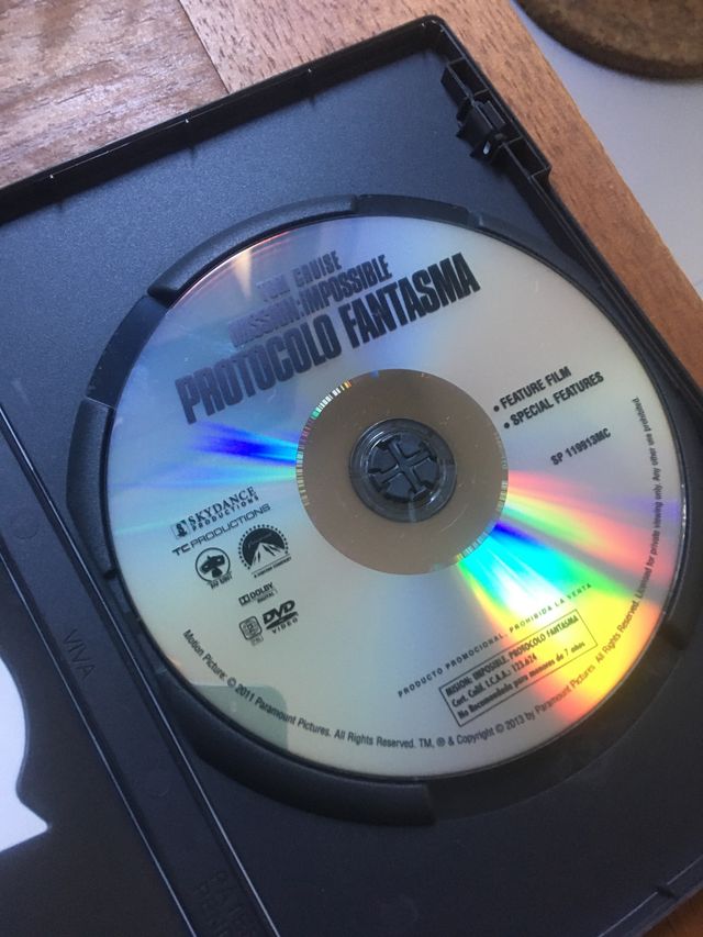 Mision imposible Protocolo Fantasma DVD Tom Cruise