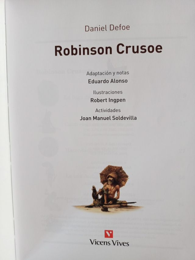 ROBINSON CRUSOE de Vicens vives