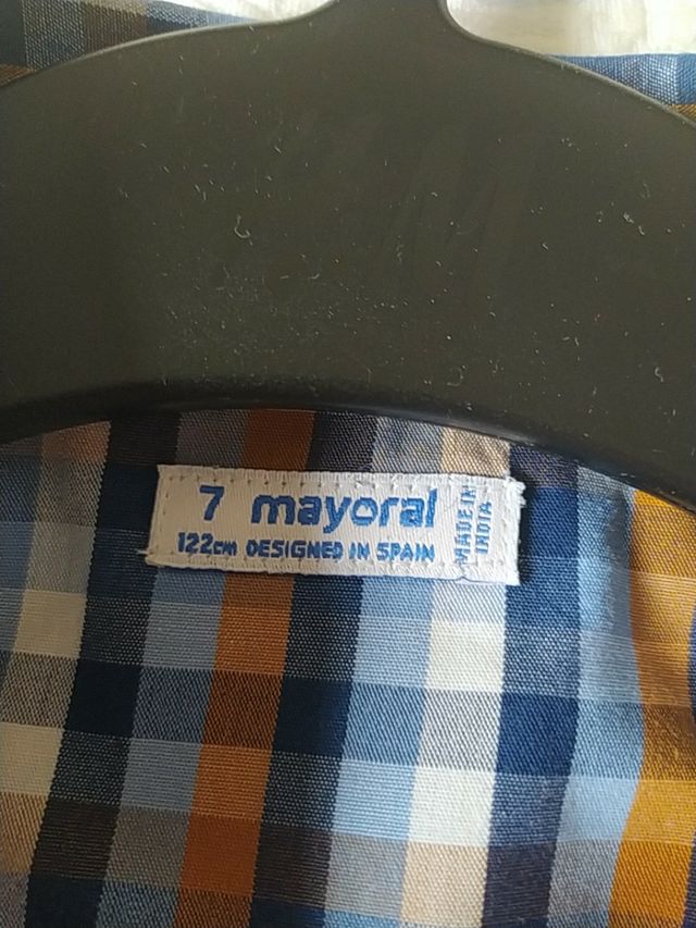 camisa Mayoral talla 7 (122cm)