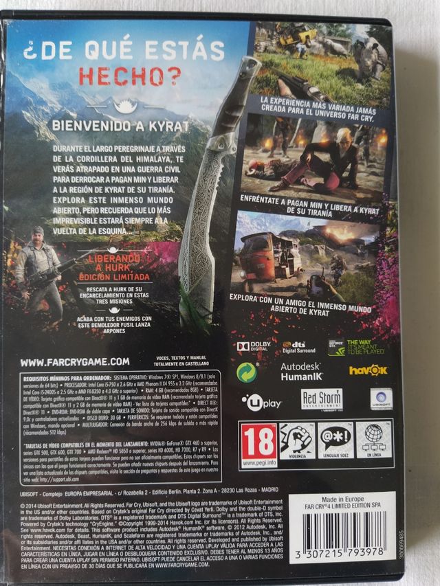 Video Juego PC Farcry 4