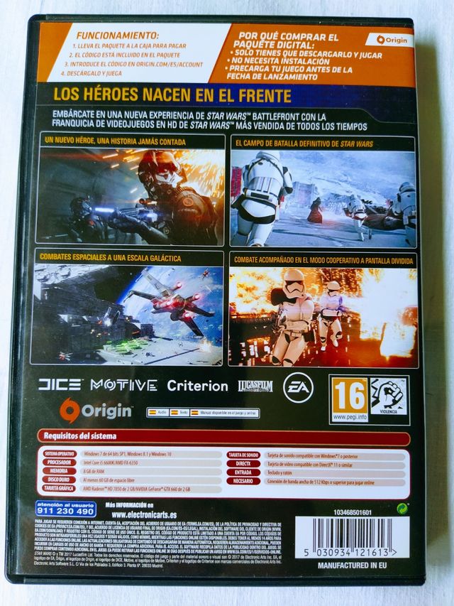 Juego De Pc Star Wsrs Battlefront 2