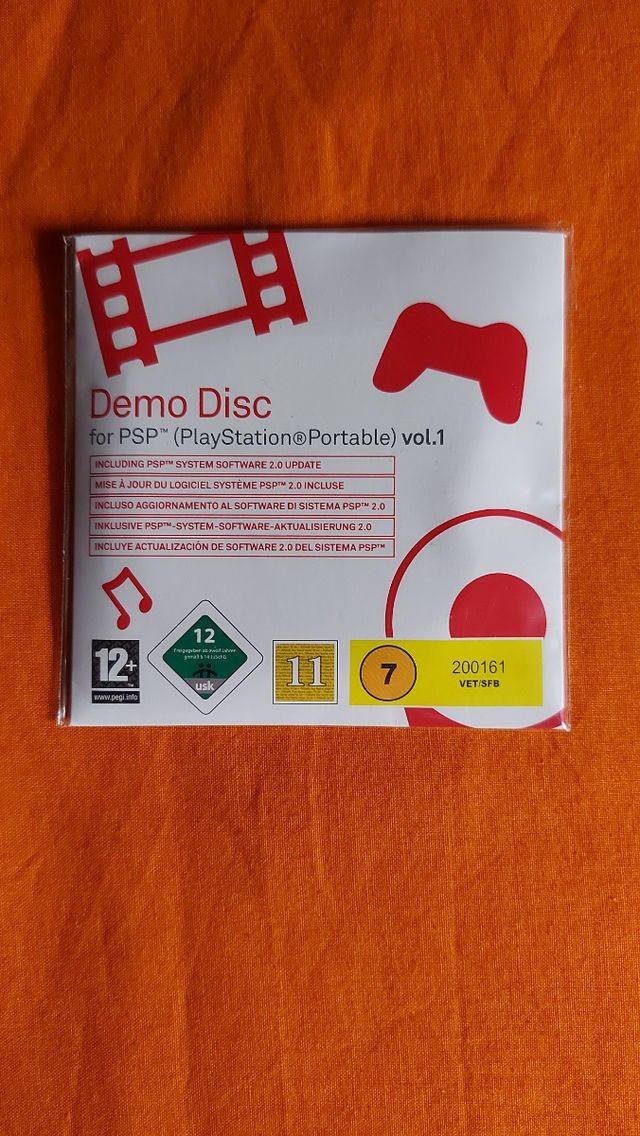 Demo disc psp