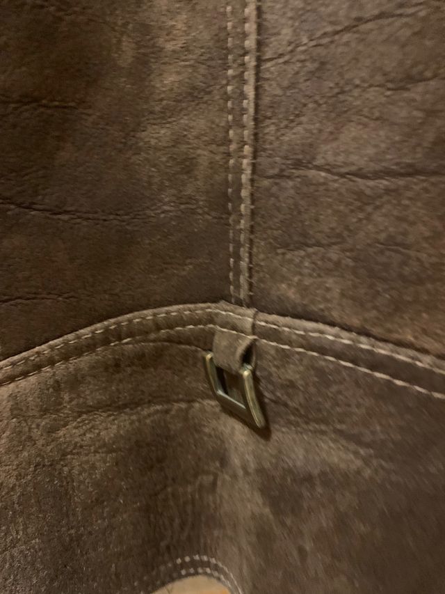 Chaqueta corta t. M piel / cuero natural