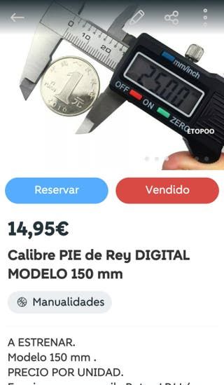 Calibre Pie de Rey A ESTRENAR en FUENGIROLA